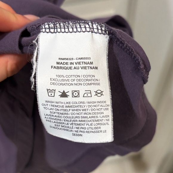 Nike Dark Purple Short Sleeve Tee - Picture 4 of 4